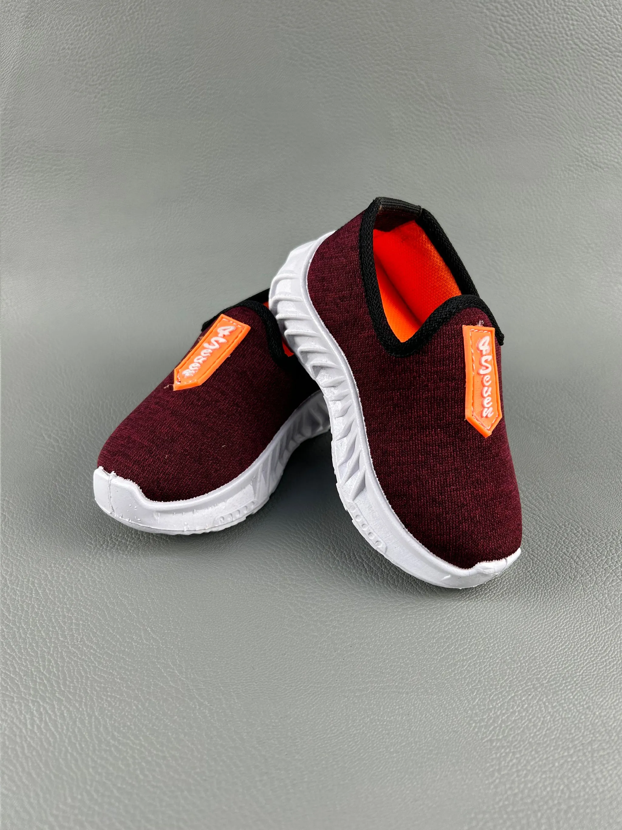 10Mth - 3Yrs Maroon Shoes For Boys BJ31