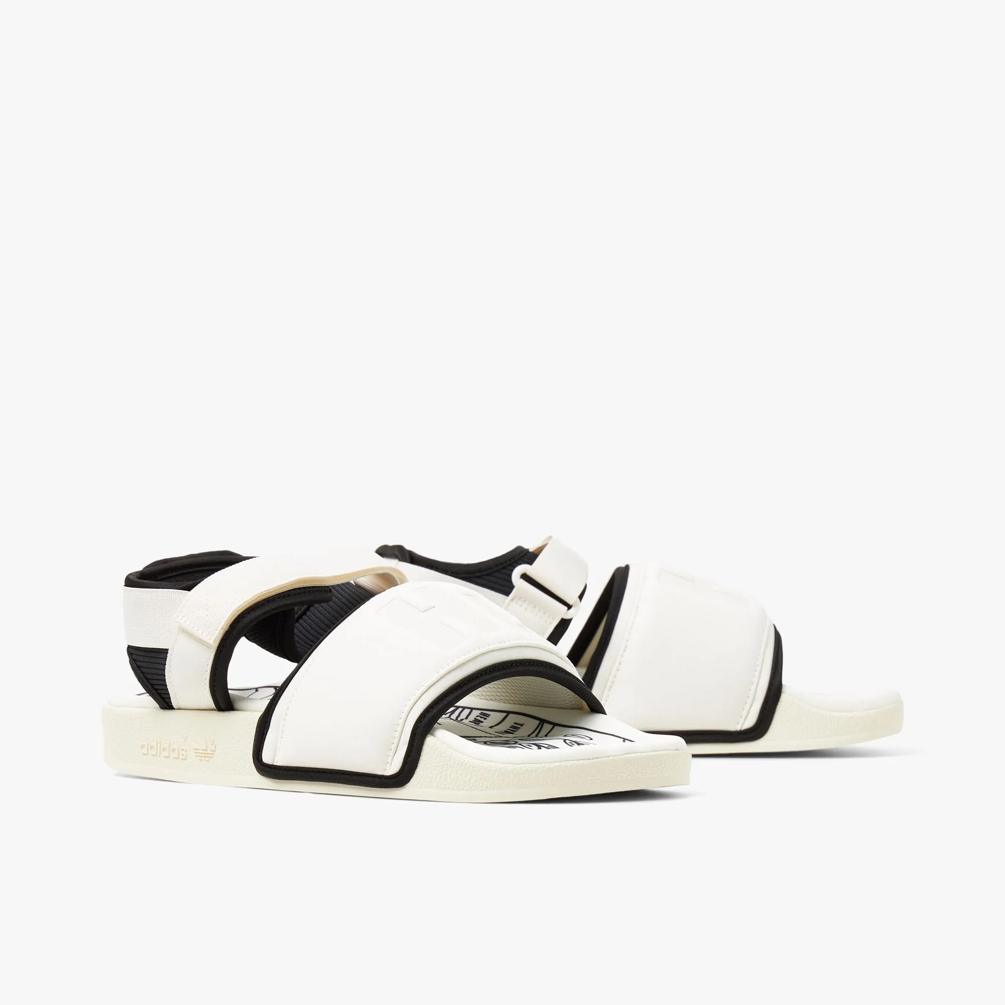 adidas Originals x Pharrell Williams Basics Adilette 2.0 Off White / Core Black - Off White