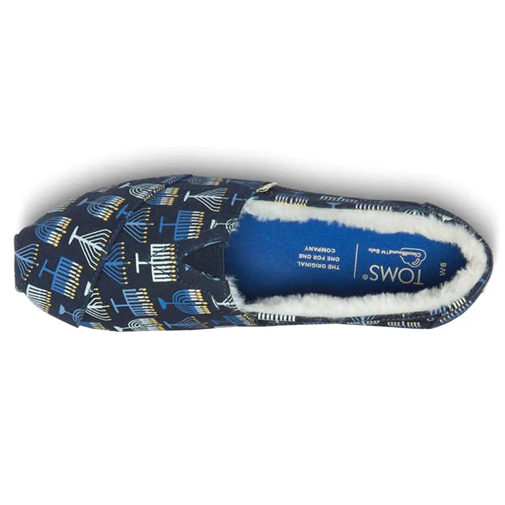 Alpargata Cozy Menorah Graphic Slip On Flats