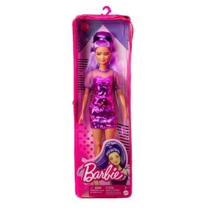 Barbie Fashionista Doll - Purple Monochrome Dress