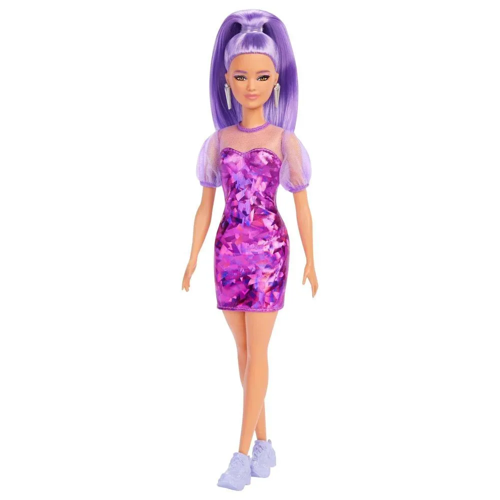 Barbie Fashionista Doll - Purple Monochrome Dress