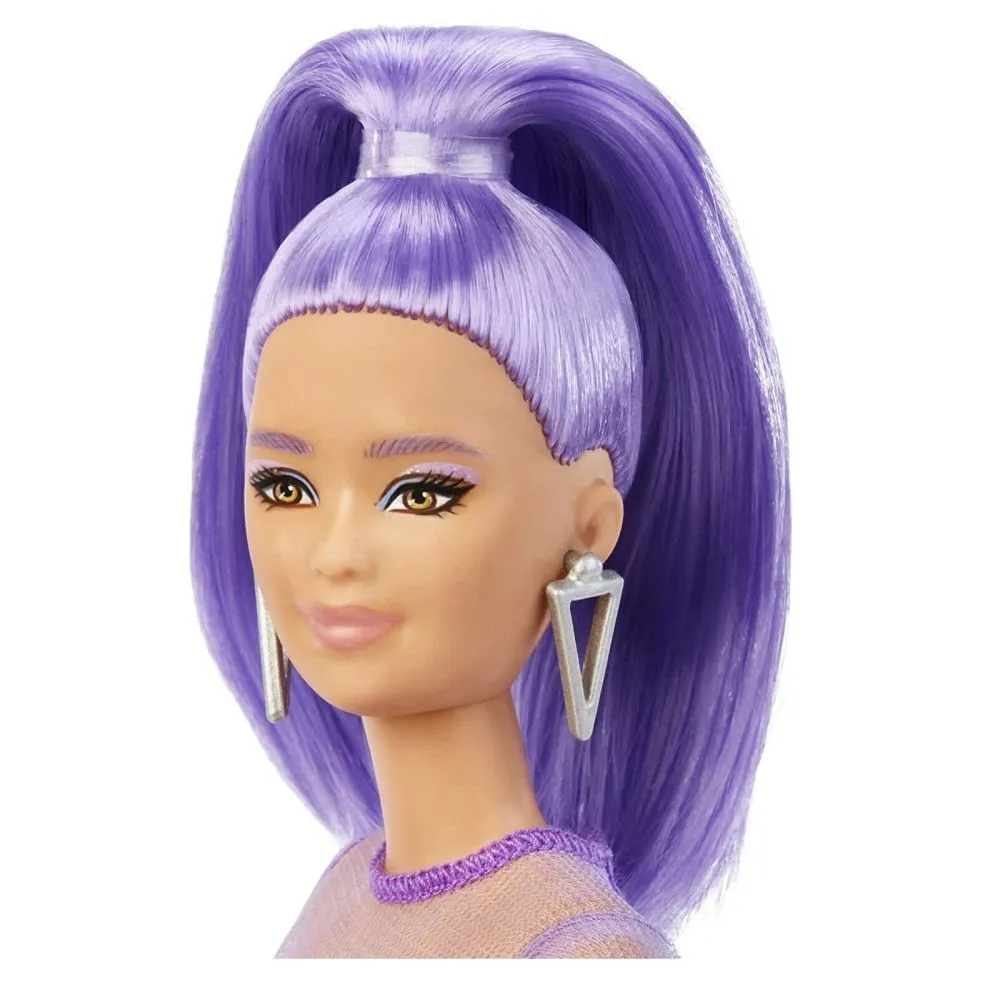 Barbie Fashionista Doll - Purple Monochrome Dress