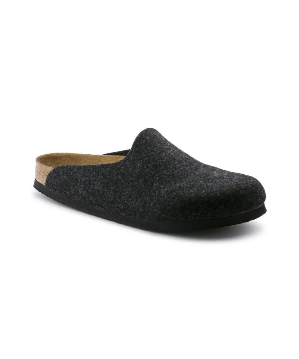 BIRKENSTOCK AMSTERDAM LOAFERS IN BLACK