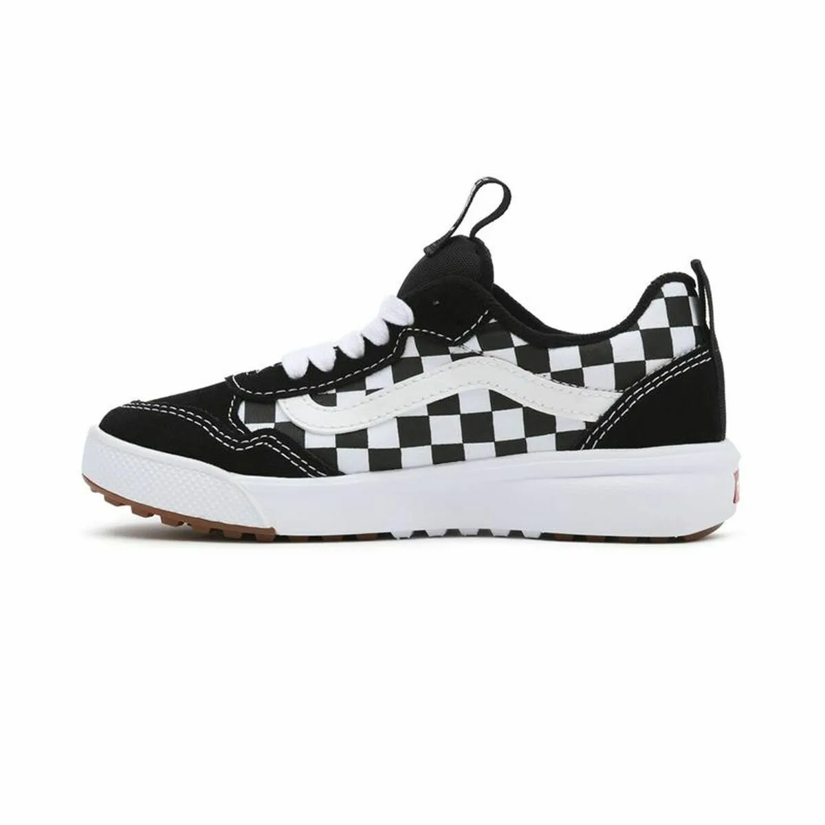 Children’s Casual Trainers Vans Range Exp Checkerboard White Black