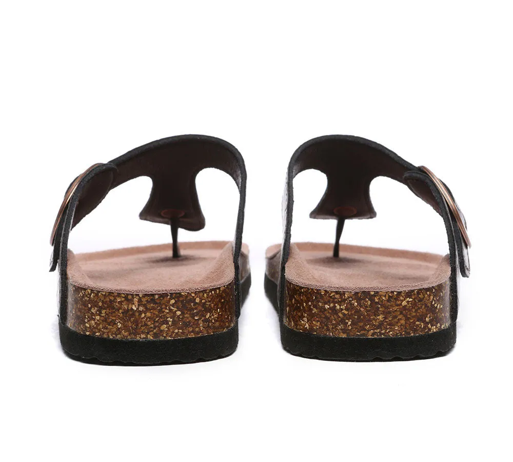 Embossed Summer Beach Unisex Slip-On Lindsay Sandals