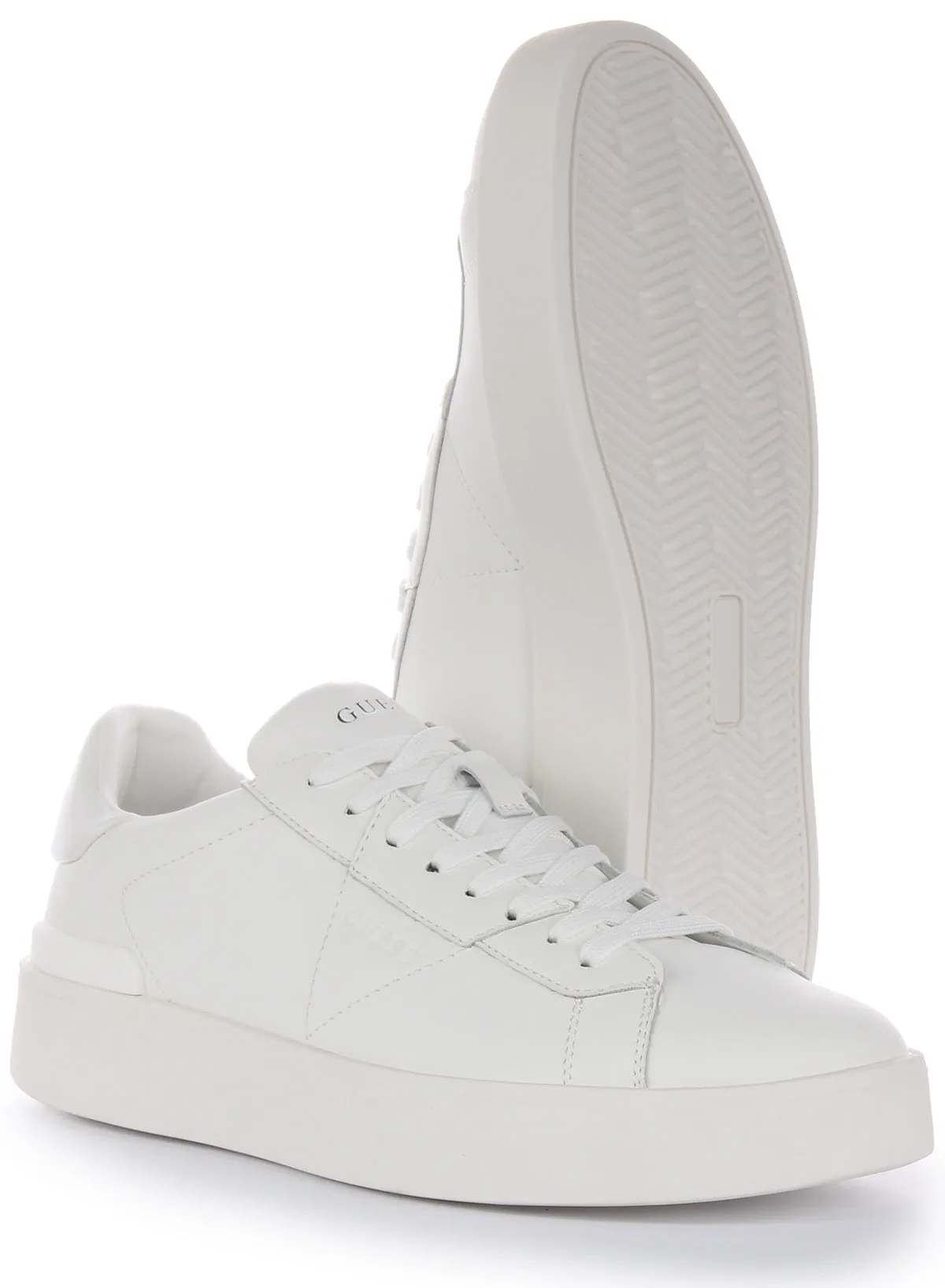 Guess Parma Low Trainer In White For Men