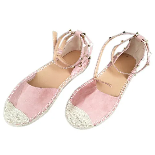 Hot Summer Women Fashion Round Flat Ankle