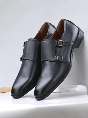 Hugo Classic Blue Monk Shoes