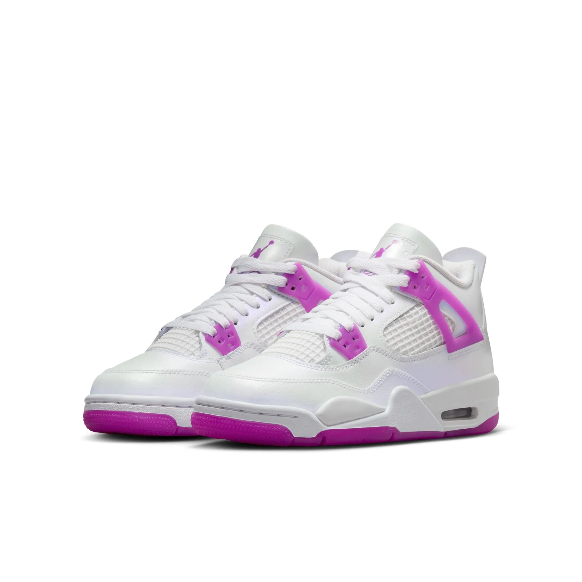 Jordan - Girl - GS Retro 4 - White/Hyper Violet - Release