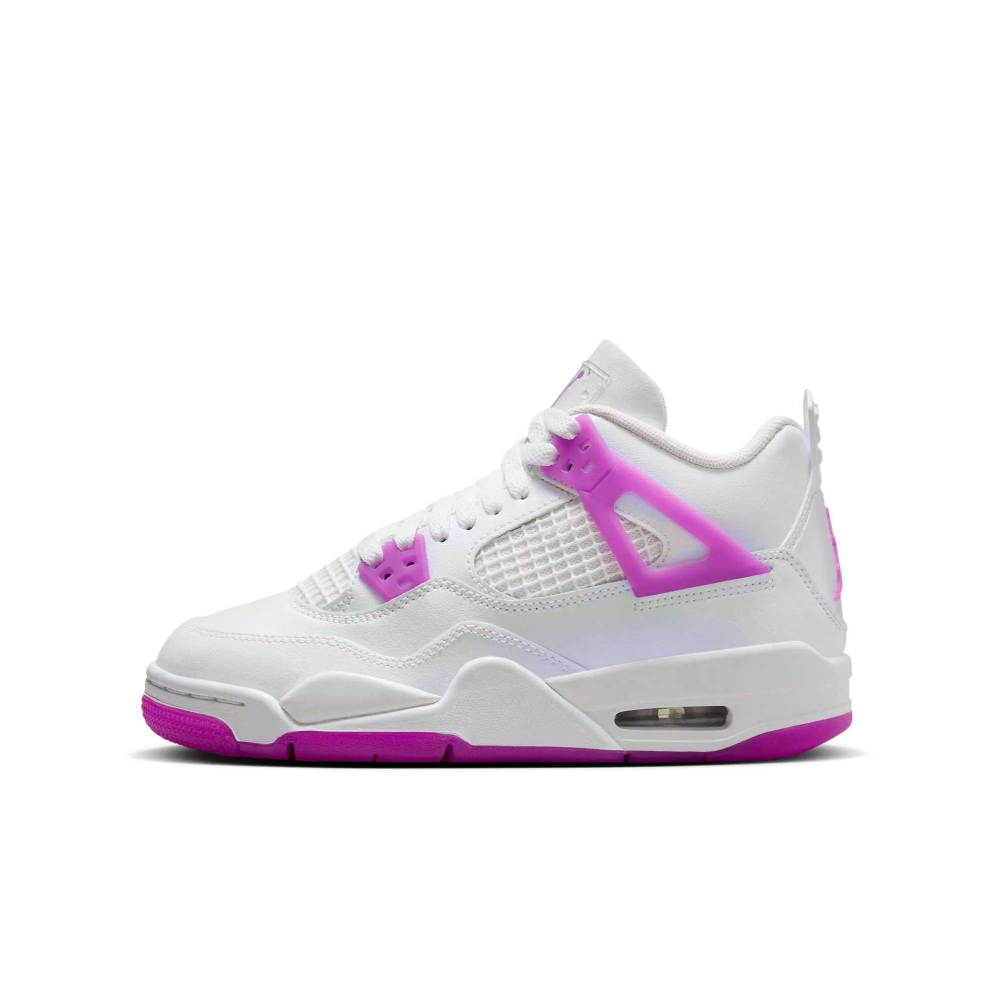 Jordan - Girl - GS Retro 4 - White/Hyper Violet - Release