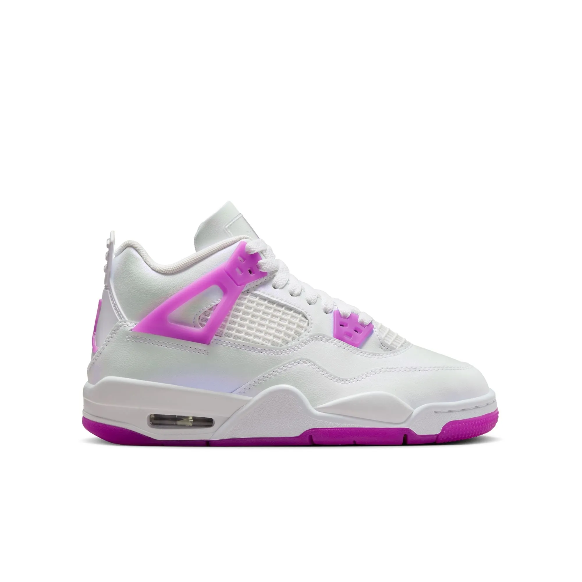 Jordan - Girl - GS Retro 4 - White/Hyper Violet - Release