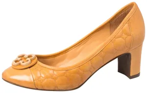 Leather Pump Mid Heel - Capodarte