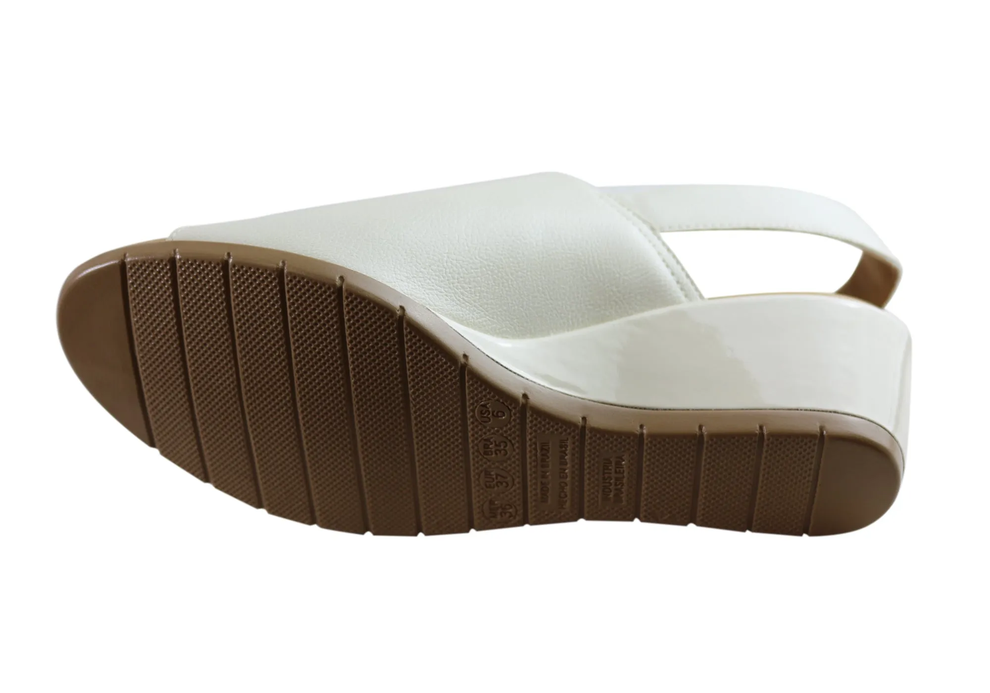 Malu Supercomfort Elora Womens Comfort Wedge Sandals Made In Brazil