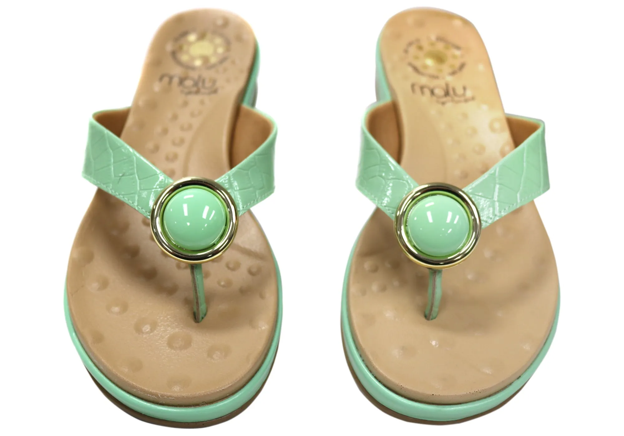 Malu Supercomfort Larra Womens Comfort Thongs Sandals Made In Brazil