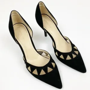 Marc Fischer Black Tricky D’Orsay Kitten Heels- 7.5