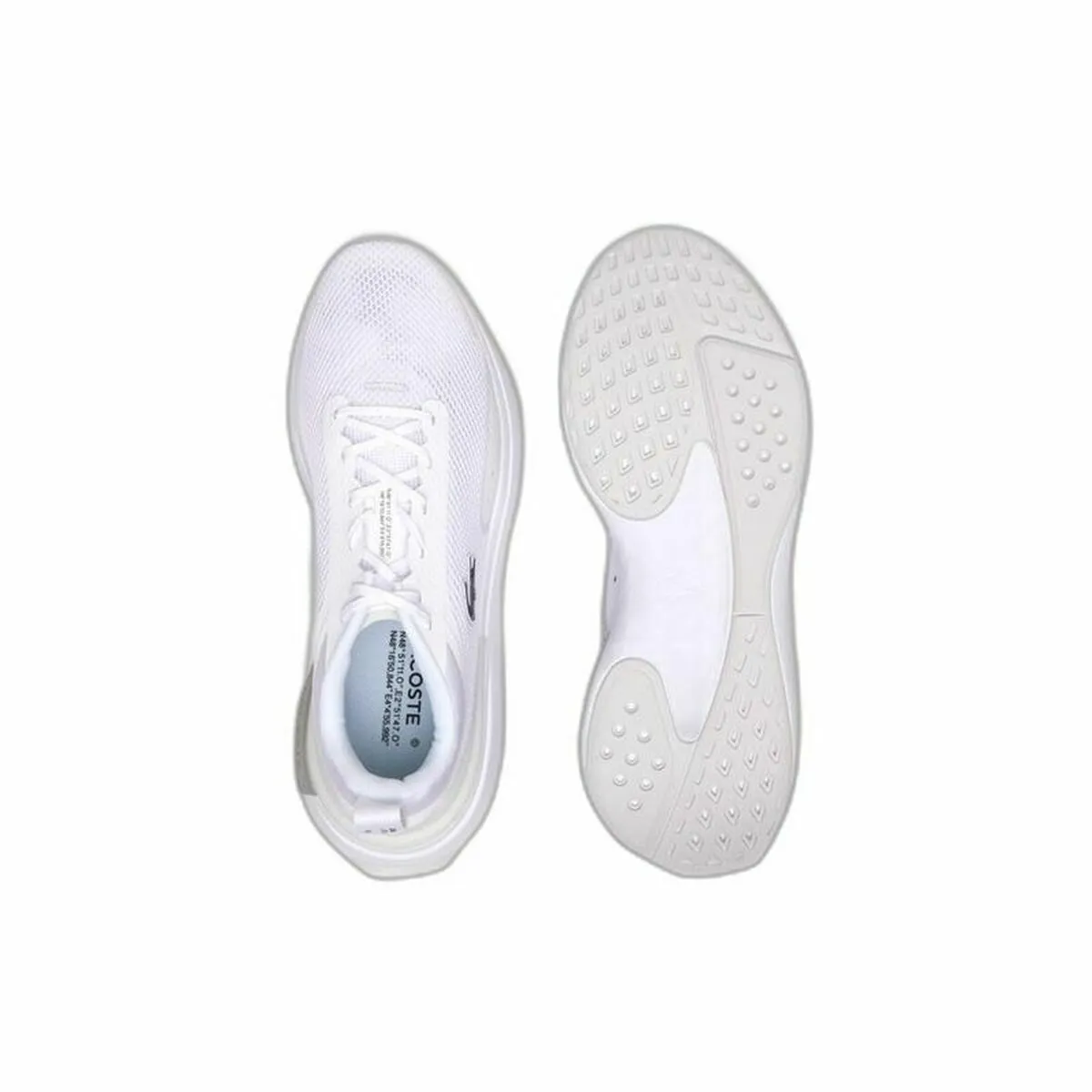 Men’s Casual Trainers Lacoste Run Spin Evo Textile White