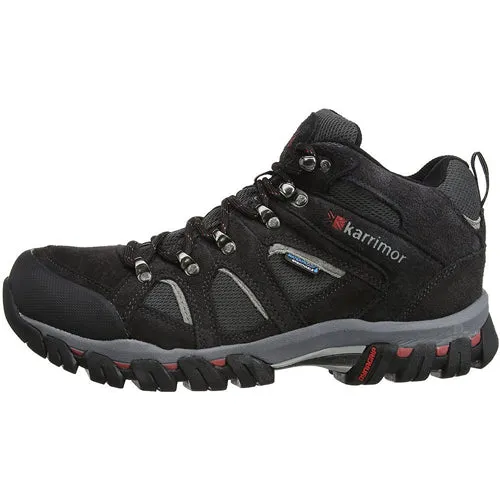 Mens Karrimor Bodmin IV Weathertite Mid Rise Waterproof Hiking Shoes