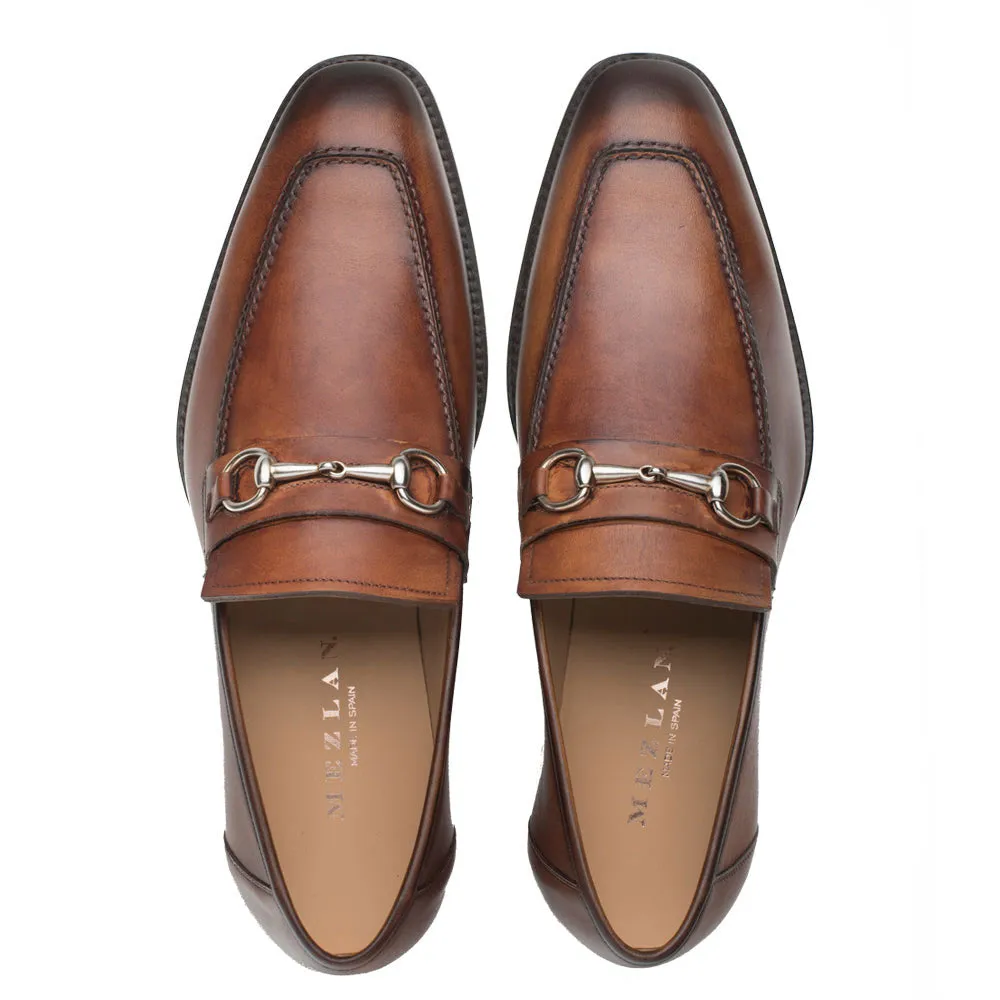 Mezlan Ornament Loafer Cognac/Rust