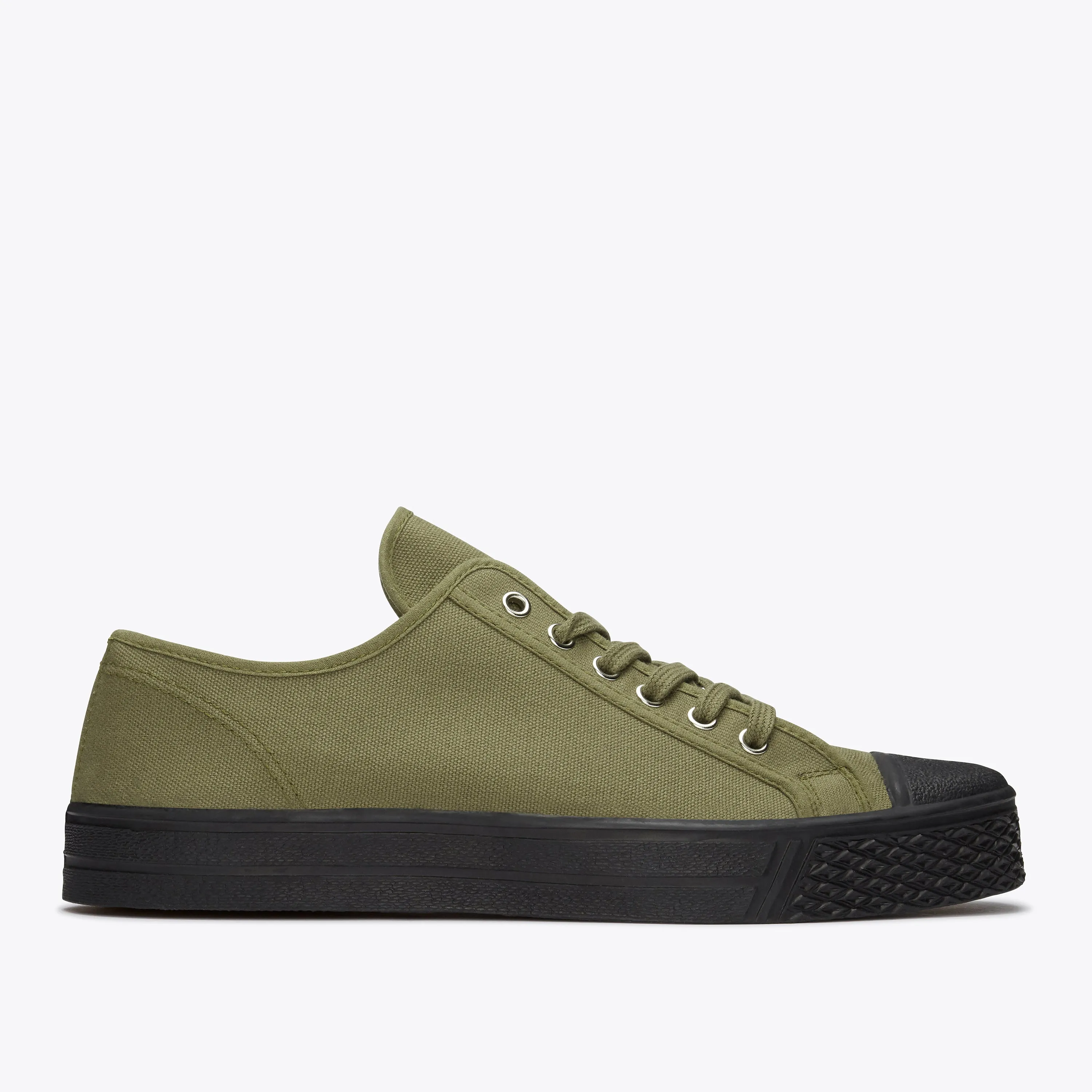 MILITARY LOW TOP - MILITARY GREEN