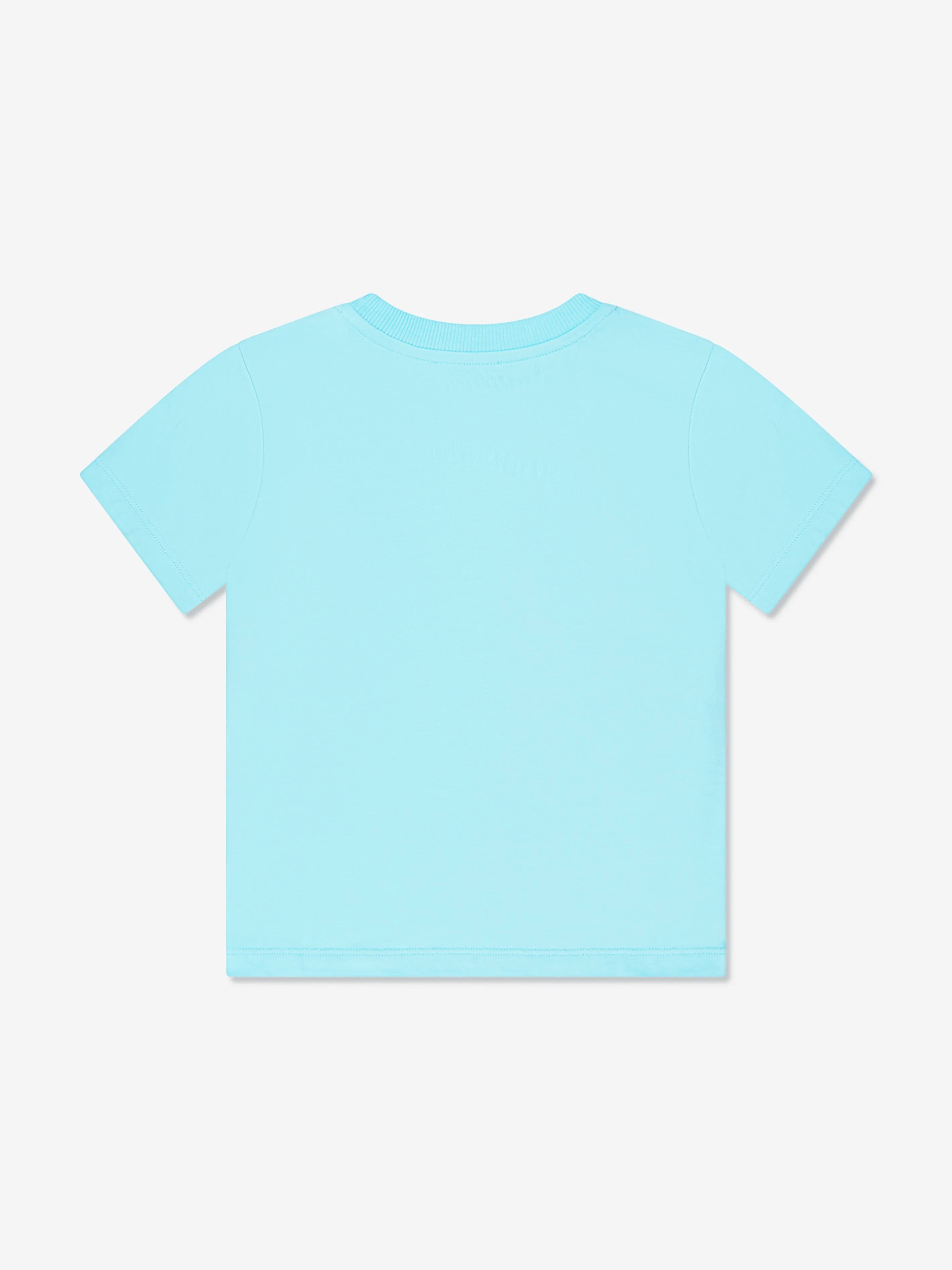 Moschino Boys Teddy Logo T-Shirt in Blue