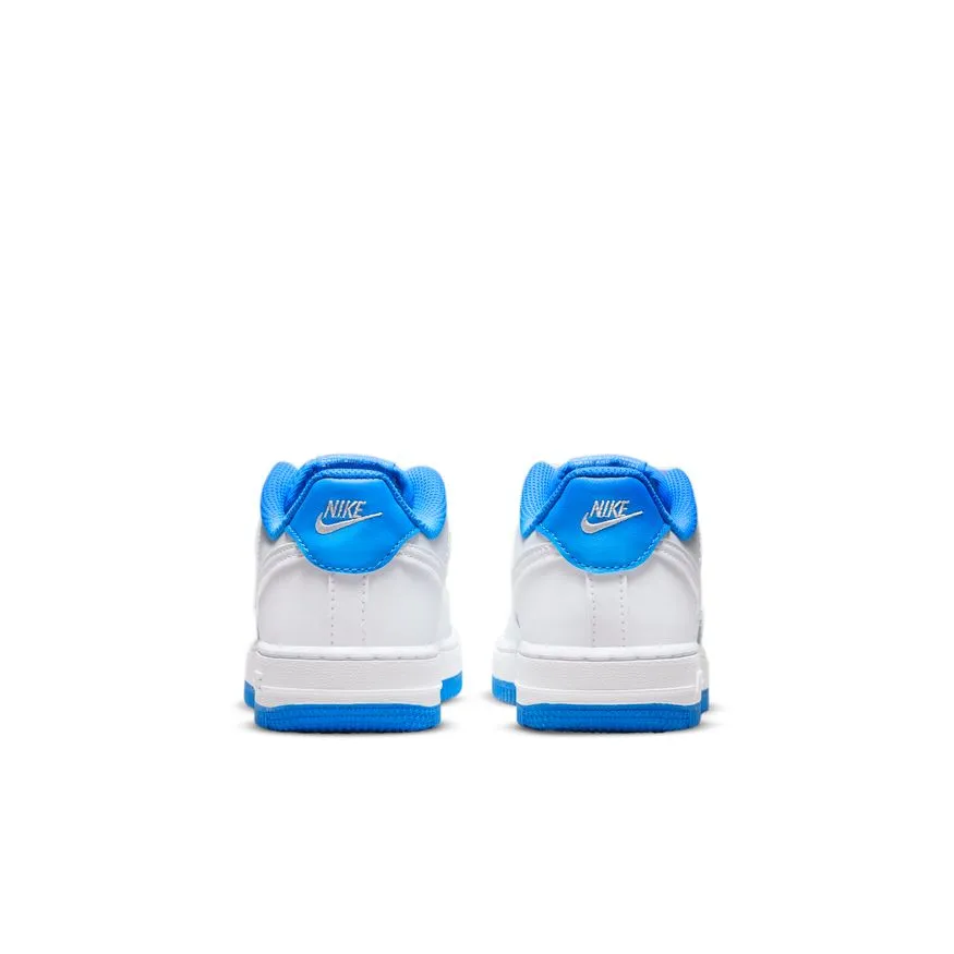 Nike Force 1 ESS (PS) - WHITE/WHITE-LT PHOTO BLUE