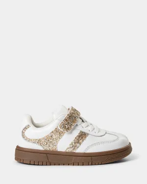 NISSASK SNEAKER - White gold