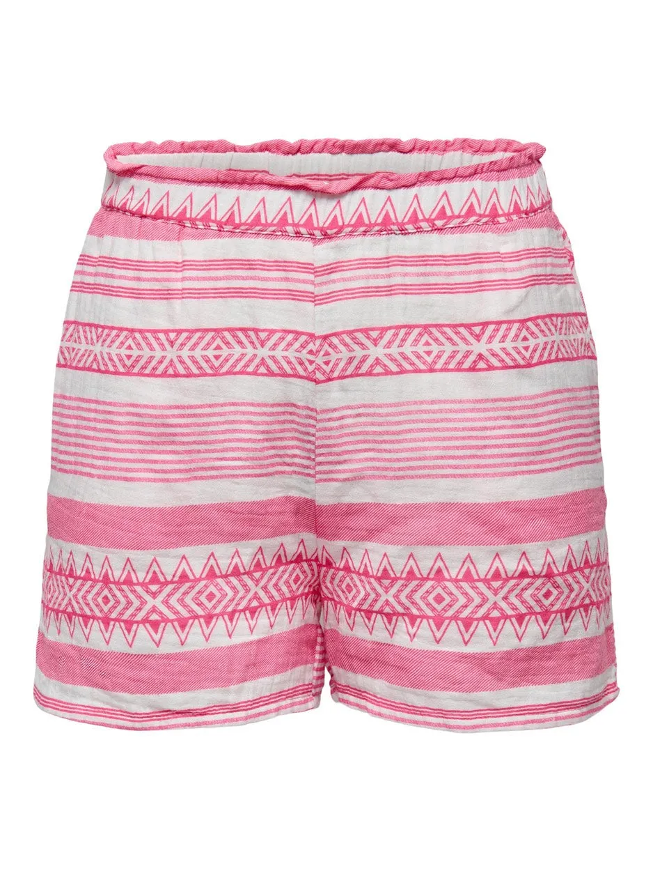 Onlnora Hw Shorts Ptm - Roze Dessin