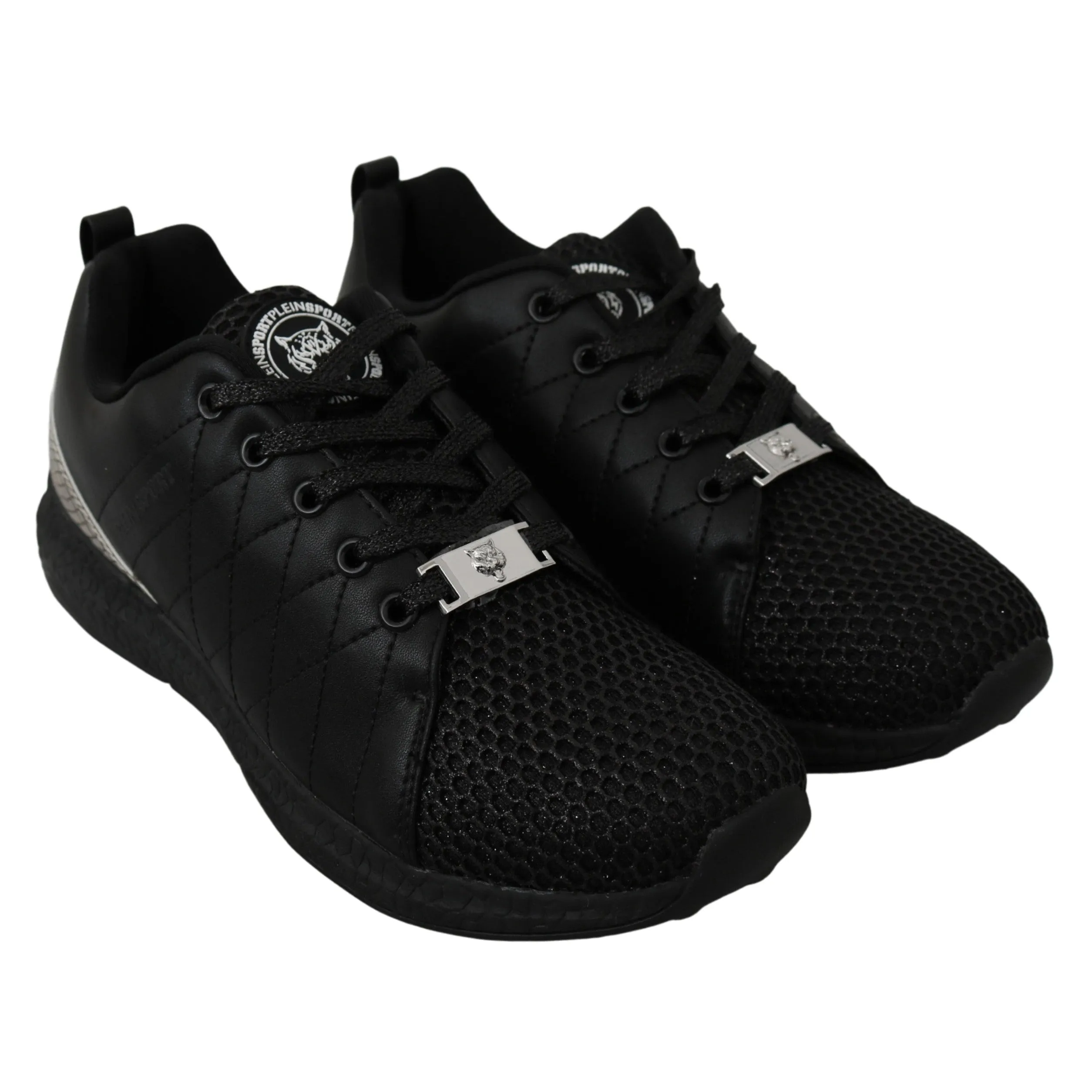 Philipp Plein Elegant Black Gisella Sneakers