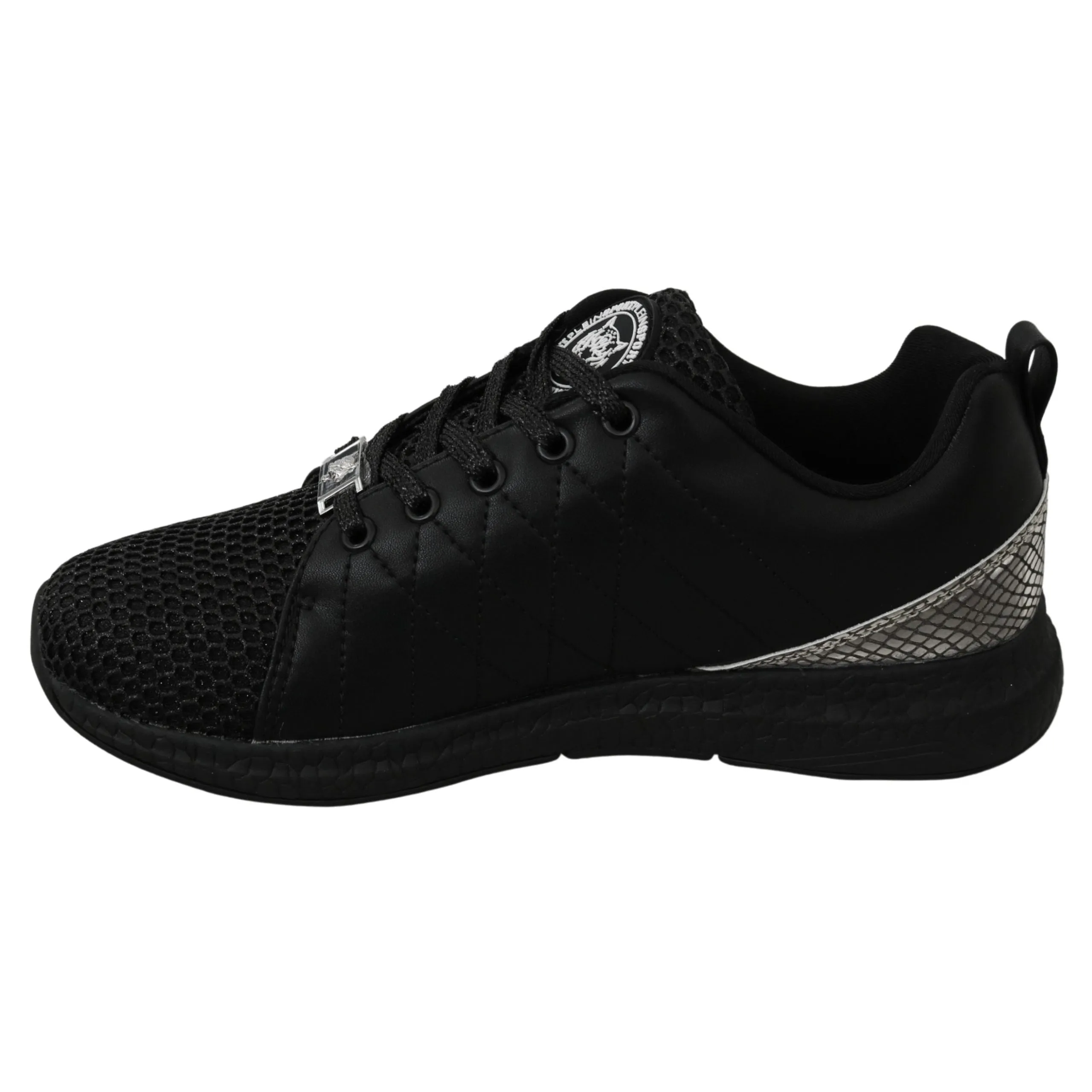 Philipp Plein Elegant Black Gisella Sneakers