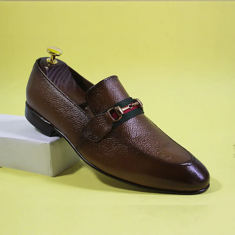 Premium & Classic All Leather Men's Brown Shoes