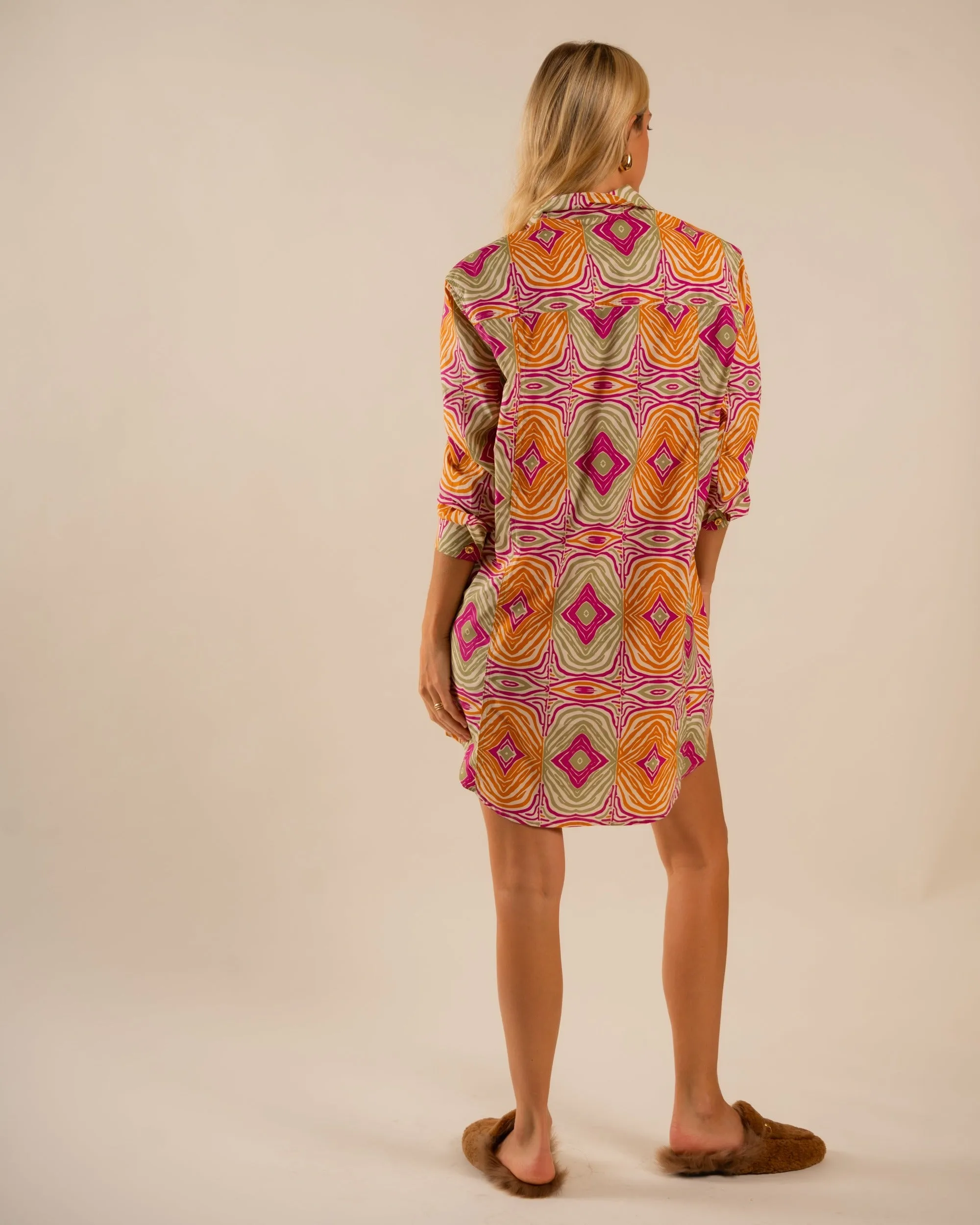 Preslie Poplin Shirt Dress Mesmerized