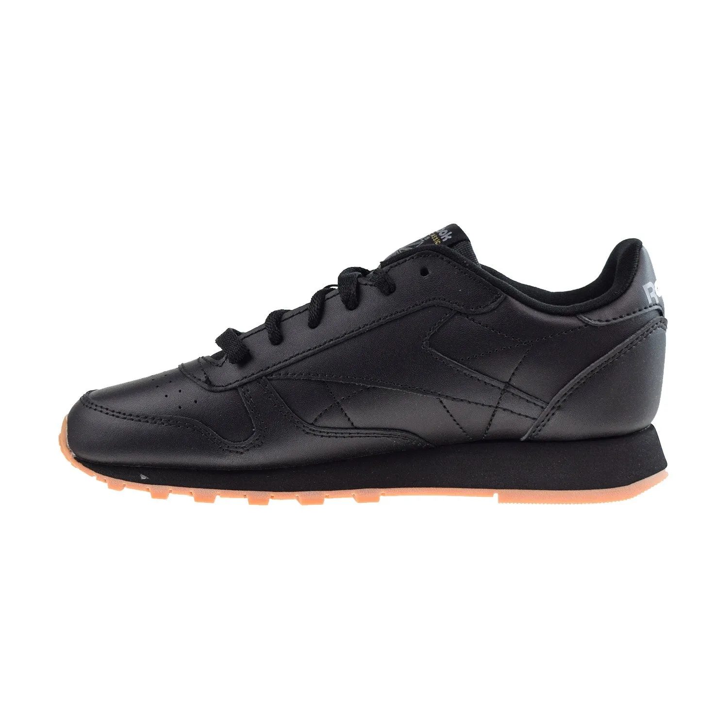 Reebok Classic Leather Big Kids' Shoes Core Black-Gum