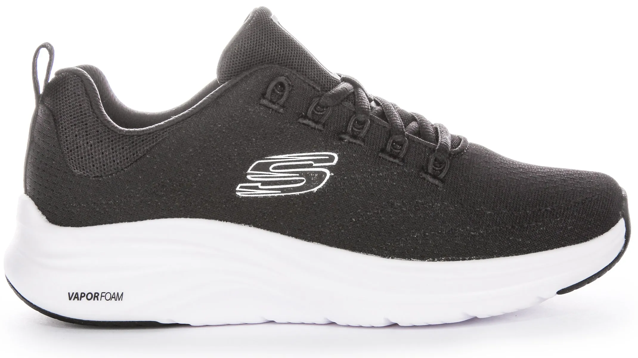 Skechers Vapor Foam In Black White For Women