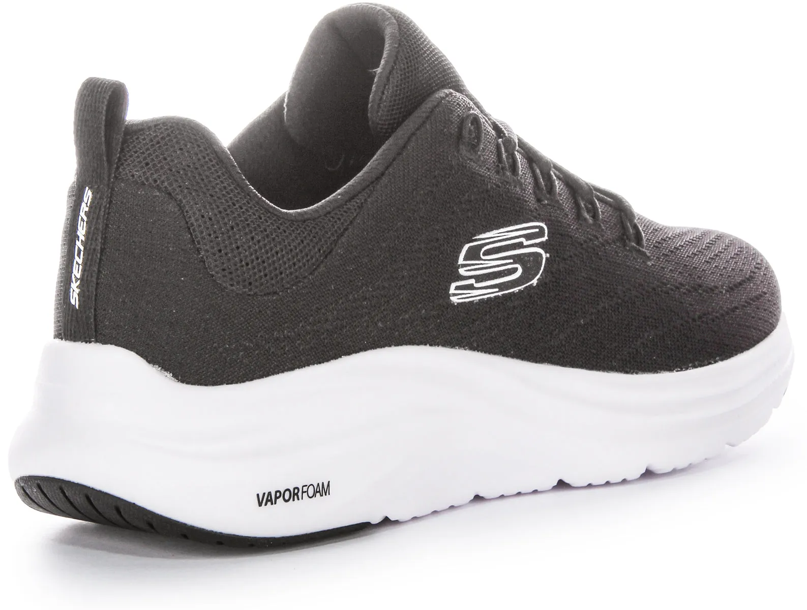 Skechers Vapor Foam In Black White For Women