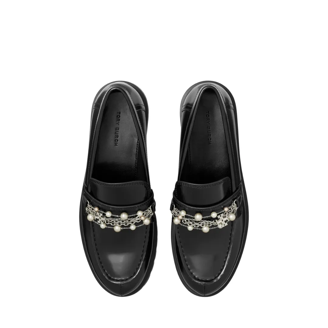 Tory Burch Classic Embellished Lug Loafer