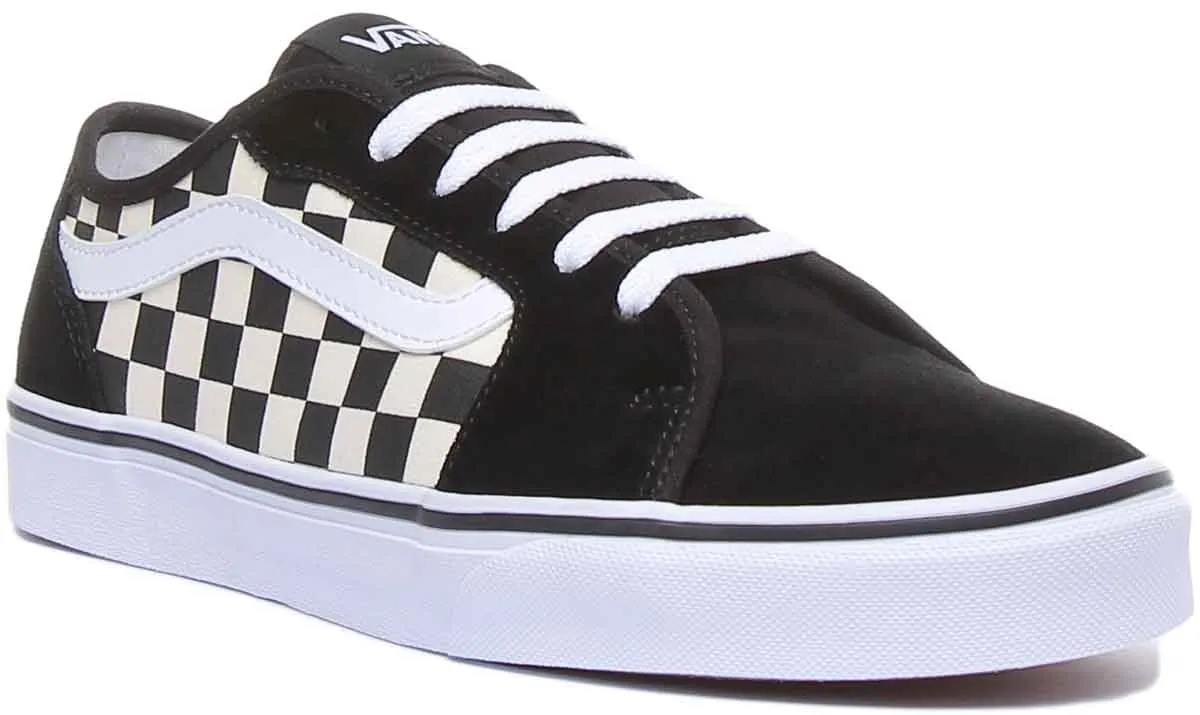 Vans Filmore Decon In Black White For Ladies