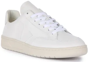 Veja V 12 Leather In White For Women