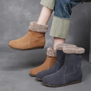 Women Anti-slip Thick Plush Winter Boots